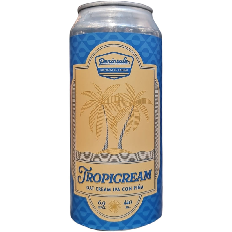 PENÍNSULA / TROPICREAM - OAT CREAM IPA CON PIÑA - 44CL