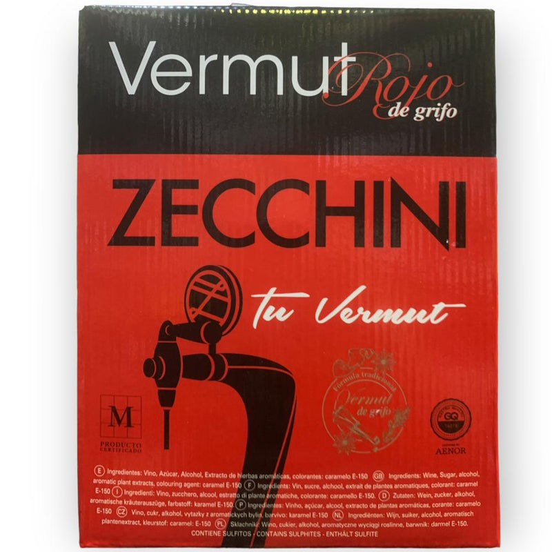 ZECCHINI ROJO BAG IN BOX 5LT VERMUT