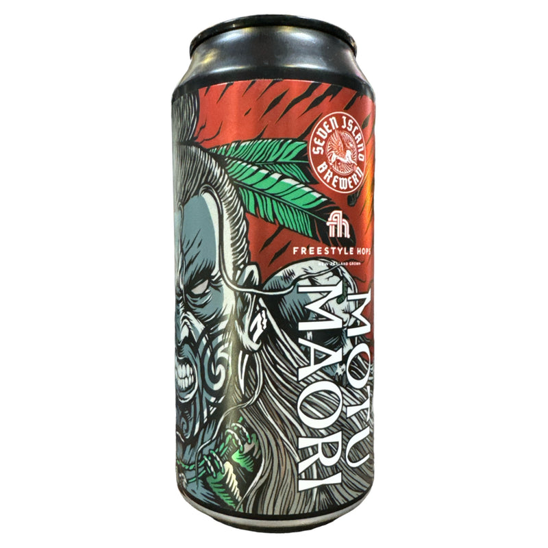 SEVEN ISLAND BREWERY W/ FREESTYLE HOPS MOTU MAORI DDH NEW ENGLAND DOUBLE IPA 440ML