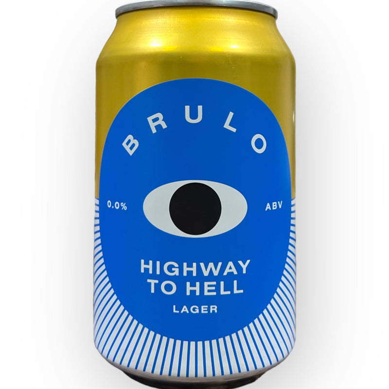 BRULO HIGHWAY TO HELL LAGER 0.0 SIN ALCOHOL 33cl