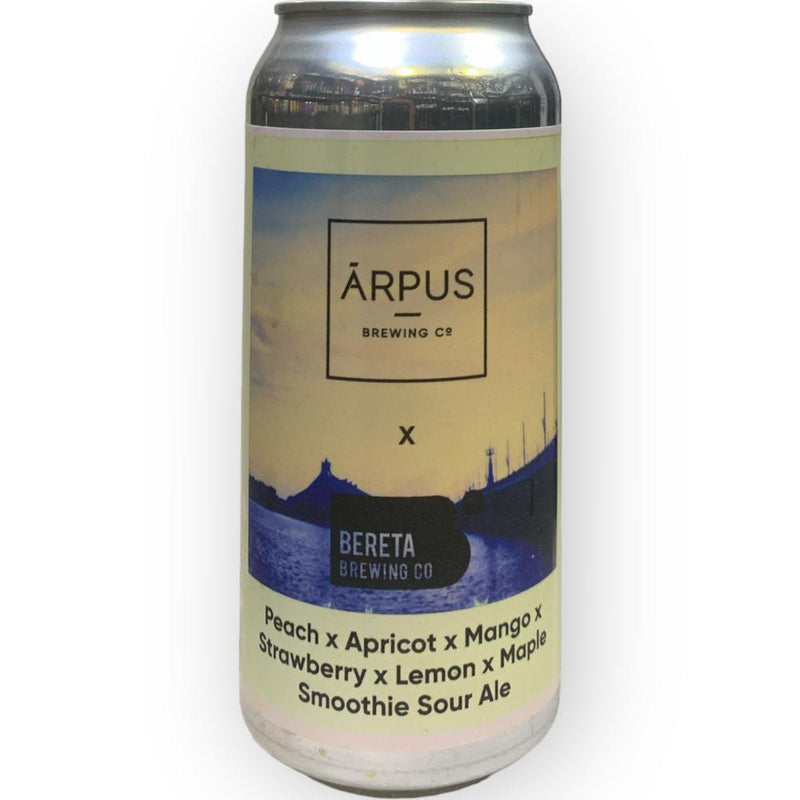 PEACH APRICOT MANGO STRAWBERRY LEMON MAPLE SMOOTHIE SOUR ALE ARPUS 440ml